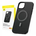 Magnetic Phone Case for iPhone 15 ProMax Baseus Fauxther Series (Black) Magnetic Phone Case for iPhone 15 ProMax Baseus Fauxther Series (Black)