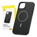 Magnetic Phone Case for iPhone 15 ProMax Baseus Fauxther Series (Black) Magnetic Phone Case for iPhone 15 ProMax Baseus Fauxther Series (Black)