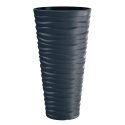 Prosperplast Flower pot with insert Sand Slim DPSA400 anthracite Prosperplast Flower pot with insert Sand Slim DPSA400 anthracite