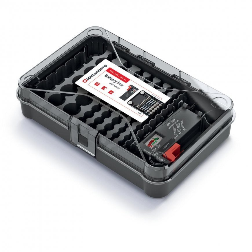 Kistenberg Battery box with battery tester