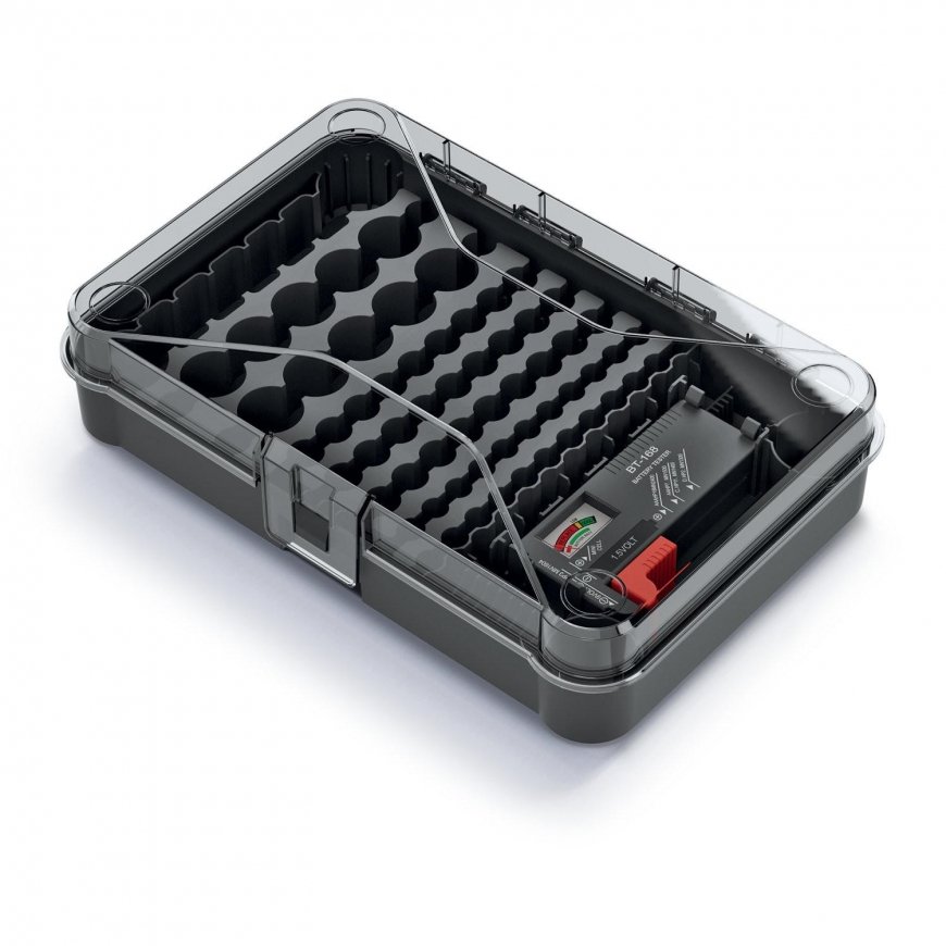 Battery box with battery tester - 85 pcs - Kistenberg – 2