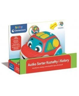 Pulling toy car interactive sorter B/O 32x16x21 PL CLEMENTONI 50808 CLM
