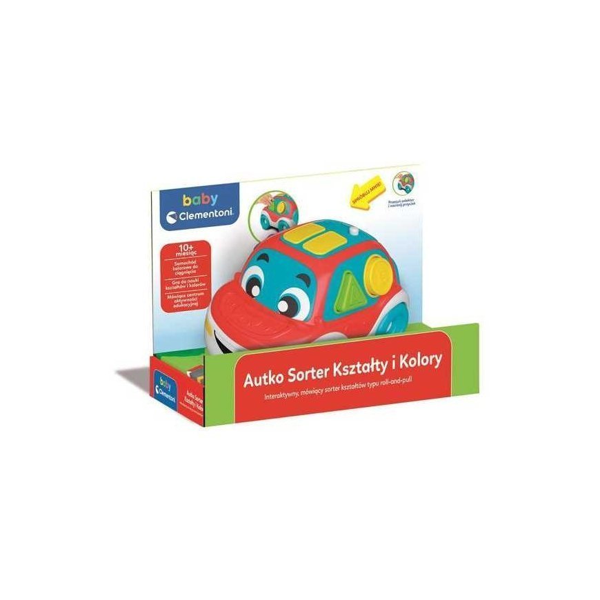 Clementoni Pulling toy car interactive sorter