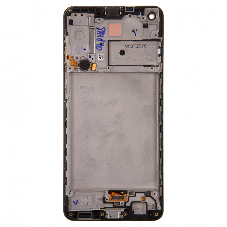 Dėklas LCD ekranas + jutiklinis blokas Samsung A217F Galaxy A21s Juodas (Paslaugų paketas)