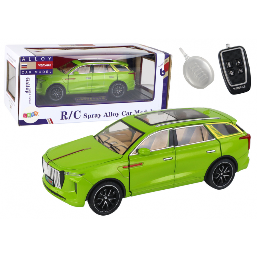 Lean Cars Aluminum RC Car Model 1:24 C Color Green