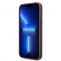 Dėklas Guess GUHCP15S4GMGBR iPhone 15 6.1" ruda|ruda hardcase 4G Big Metal Logo