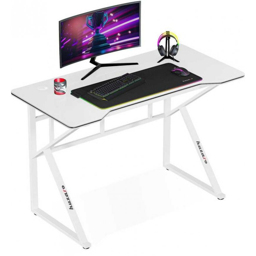 Žaidimų stalas Huzaro Hero 1.6, Baltos spalvos