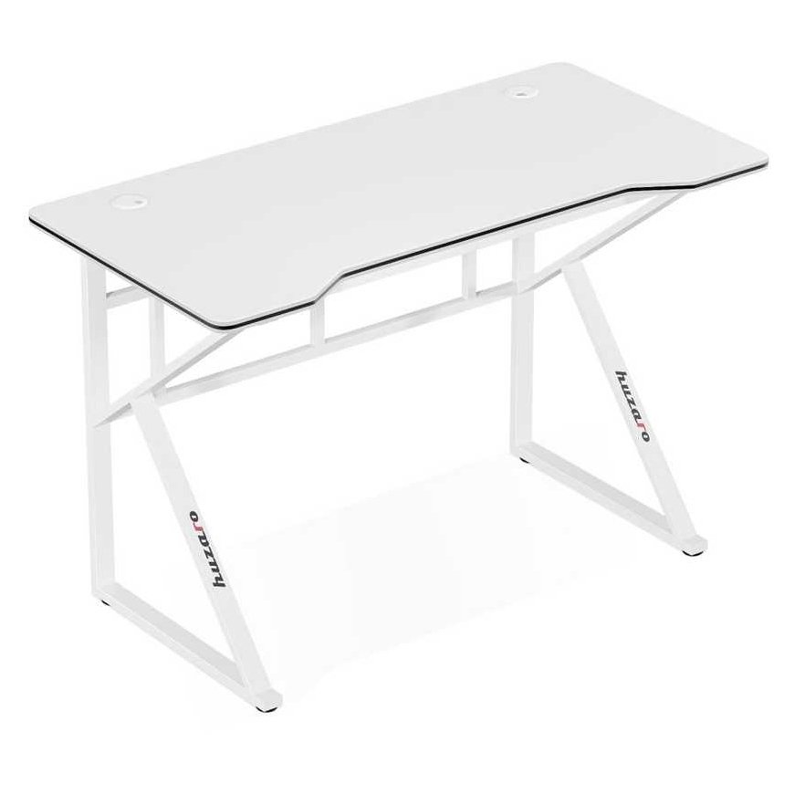 Žaidimų stalas Huzaro Hero 1.6, Baltos spalvos – 2