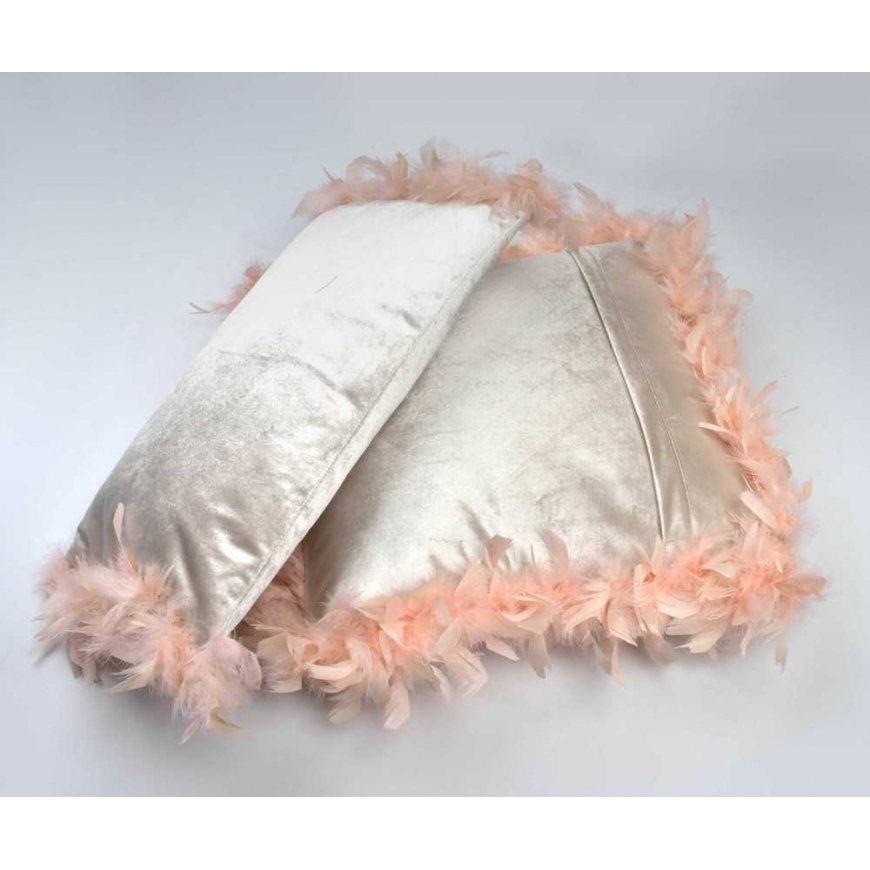 Mondex LORETA BEIGE Plunksnų pagalvė 44x44cm – 4