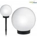 Lauko LED saulės lemputė ant baltos pėdos 20x20x53cm GreenBlue GB123
