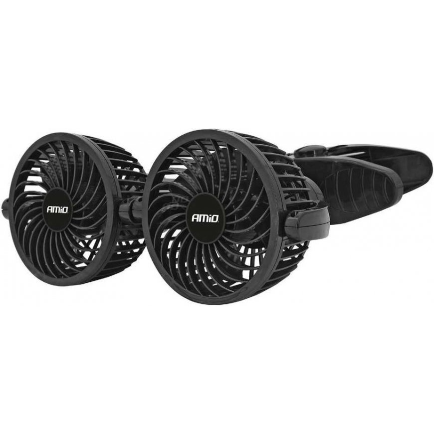 AMiO Wentylator wiatrak car with clip