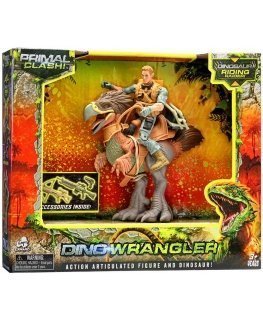 PRIMAL CLASH Cowboy with dinosaur