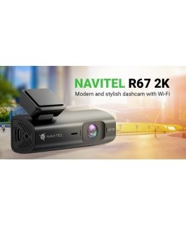 Navitel R67 2K Quad HD WiFi Patarei, Sigaretisüütaja Must
