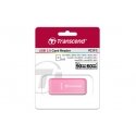 Transcend RDF5 kortelių skaitytuvas USB 3.2 Gen 1 (3.1 Gen 1) Type-A Rožinė