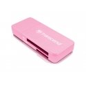 Transcend RDF5 karšu lasītājs USB 3.2 Gen 1 (3.1 Gen 1) Type-A Rozā