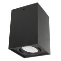 Ceiling light Maclean Surface halogen spotlight GU10 MCE426 B, color black, 80x80x115mm, square, aluminum Ceiling light Maclean Surface halogen spotlight GU10 MCE426 B, color black, 80x80x115mm, square, aluminum