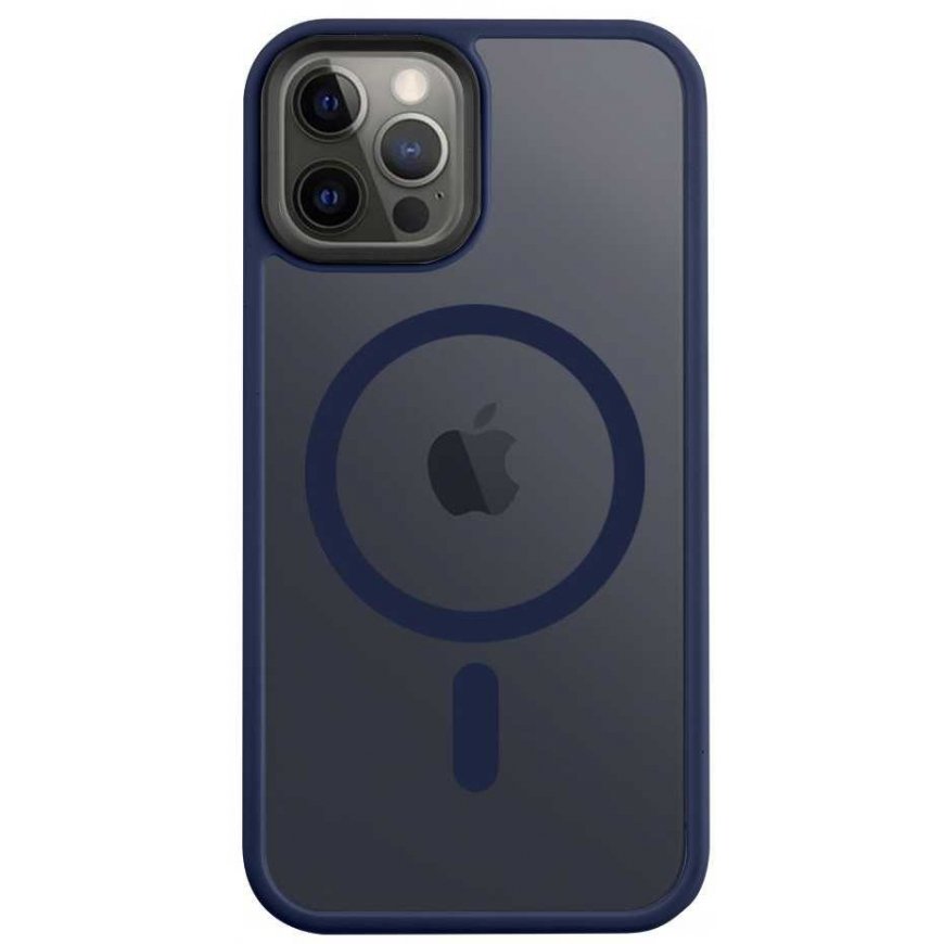 Dėklas Tactical MagForce Hyperstealth Kryt pro iPhone 12/12 Pro Deep Mėlyna – 5