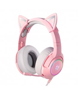 Gaming headphones ONIKUMA K9 Pink RGB