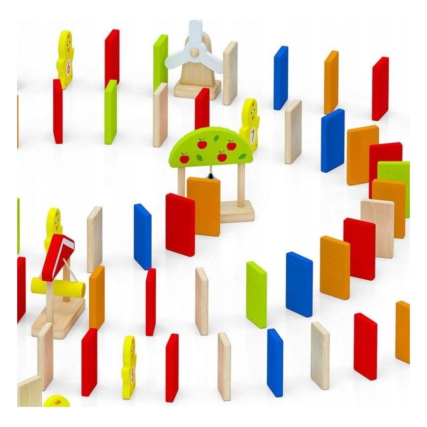 VIGA Wooden Domino game - Ferma
