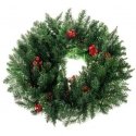Ruhhy Christmas decoration door wreath decorative decorative ornament 60 cm thickness xxl Ruhhy Christmas decoration door wreath decorative decorative ornament 60 cm thickness xxl