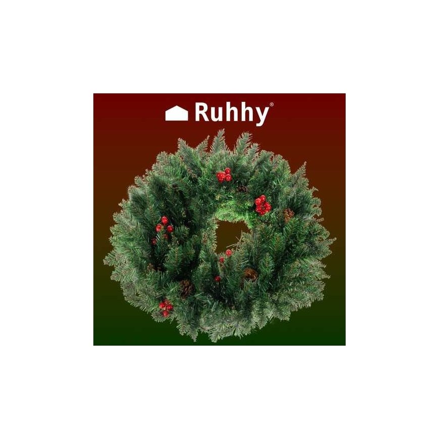 Ruhhy Christmas decoration door wreath decorative decorative ornament 60 cm thickness xxl – 2