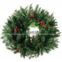 Ruhhy Kalėdų puošmena durų vainikas dekoratyvinis dekoratyvinis ornamentas 60 cm storis xxl Ruhhy Kalėdų puošmena durų vainikas dekoratyvinis dekoratyvinis ornamentas 60 cm storis xxl
