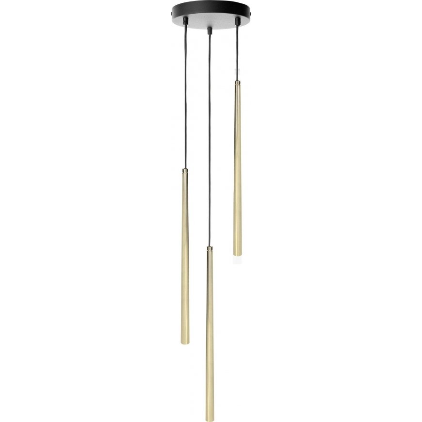Orno TABUNG 3P, hanging lamp, G9 max. 6W, golden – 2