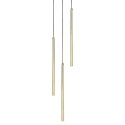Orno TABUNG 3P, hanging lamp, G9 max. 6W, golden