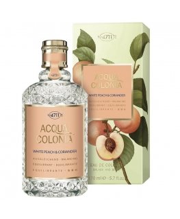 4711 Acqua Colonia Baltas Peach And Coriander Eau De Cologne Purškiklis 170ml