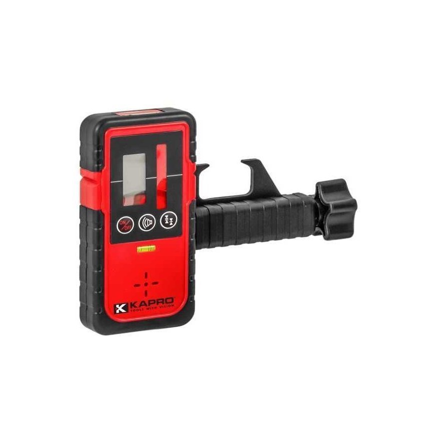 Red laser beam detector/receiver for Kapro rotary laser