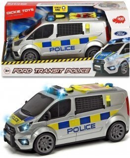 Police car DICKIE SOS_N Police Ford Transit 28 cm
