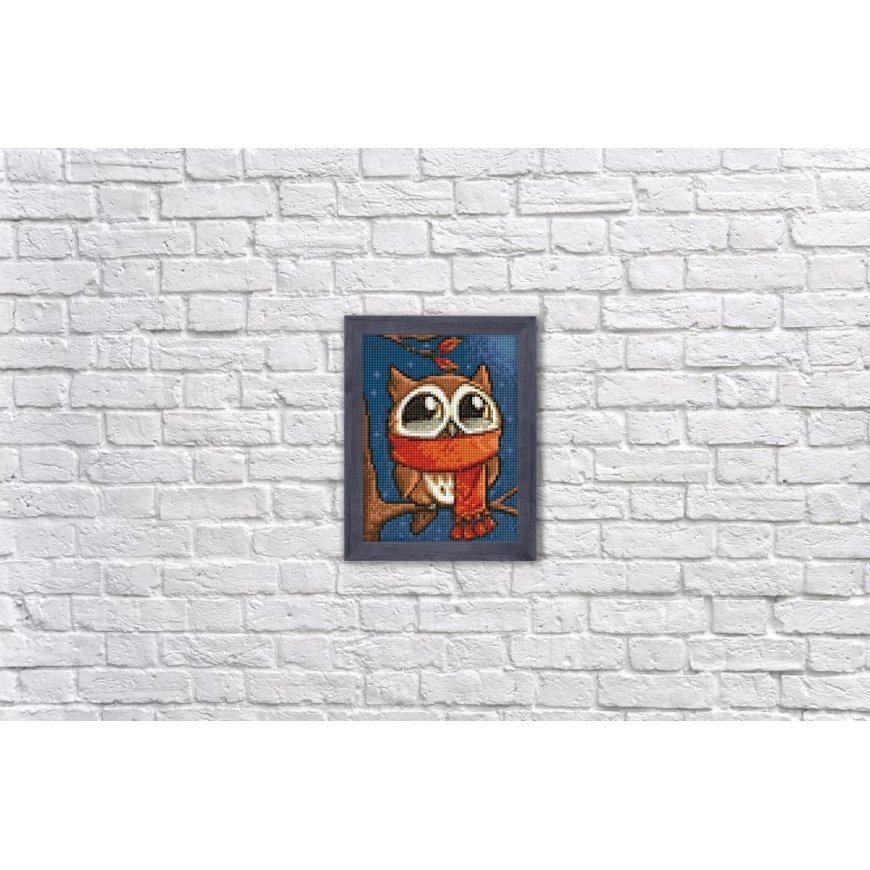 Beldizart Owl with scarf 15*20 cm WD2363 – 2