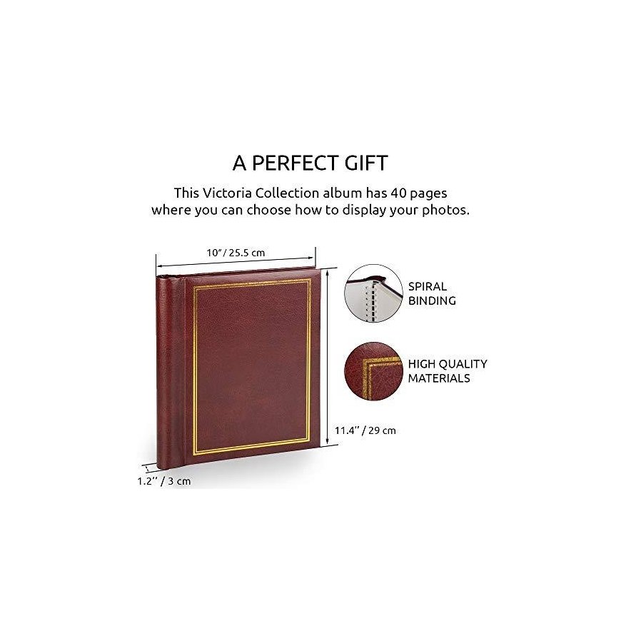 Victoria Collection Albumas SA40S Magnetic 40pgs Classic, ruda – 3