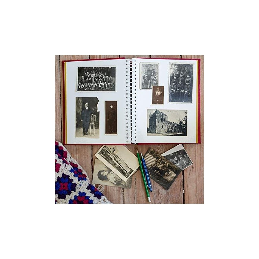 Victoria Collection Albumas SA40S Magnetic 40pgs Classic, ruda – 5