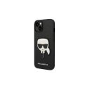 Dėklas Karl Lagerfeld KLHCP14MSAPKHK iPhone 14 Plus 6.7" Juoda/Juodas Hardcase Saffiano Karl`s Head Patch Dėklas Karl Lagerfeld KLHCP14MSAPKHK iPhone 14 Plus 6.7" Juoda/Juodas Hardcase Saffiano Karl`s Head Patch