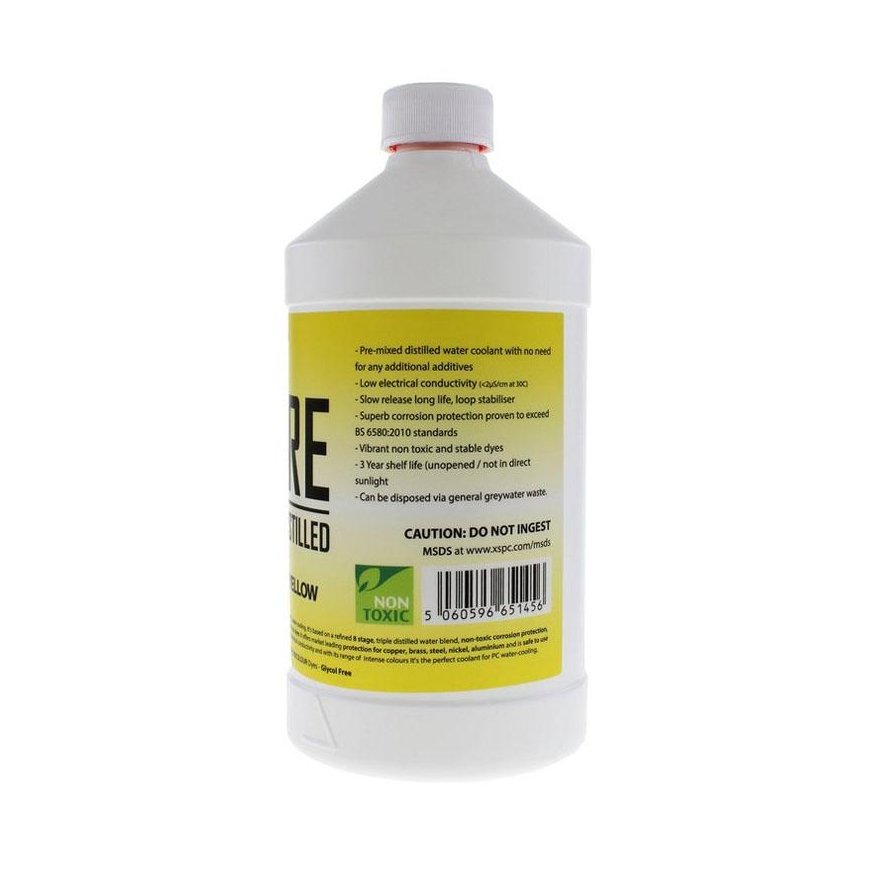 XSPC Pure Coolant, 1 Liter - yellow, UV – 2