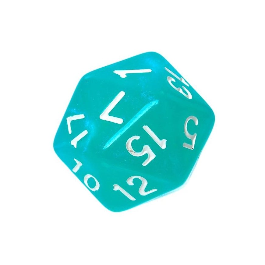 REBEL RPG Dice Set - Moonstones - Turquoise – 3