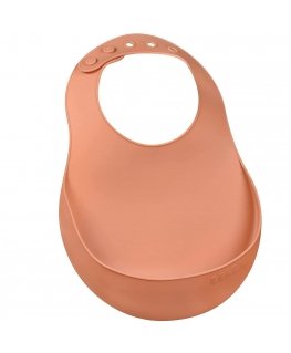 Beaba silikoninis seilinukas, spalva: terracotta