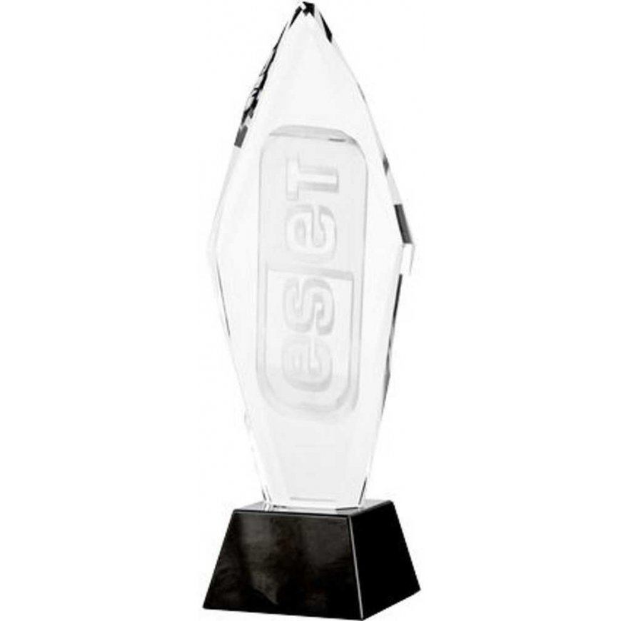 Tryumf 3D engraved glass trophy – 3