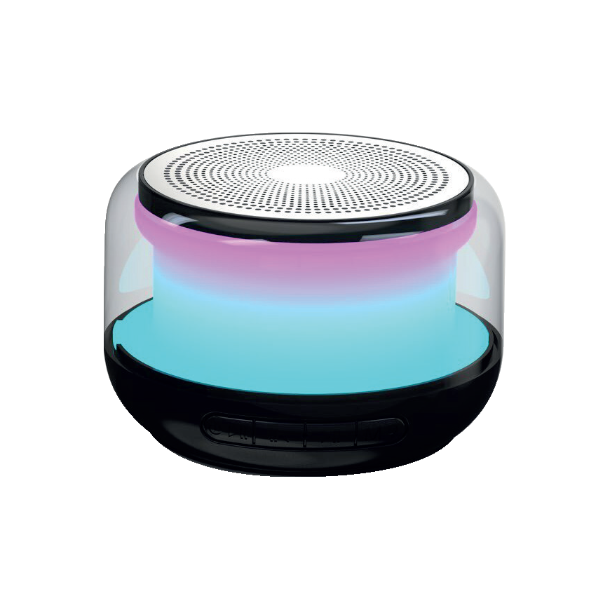 TelForceone Setty speaker round RGB GB-700 black – 2
