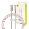 Fast Charging cable Baseus USB to USB-C Habitat Series 1m 100W (pink)