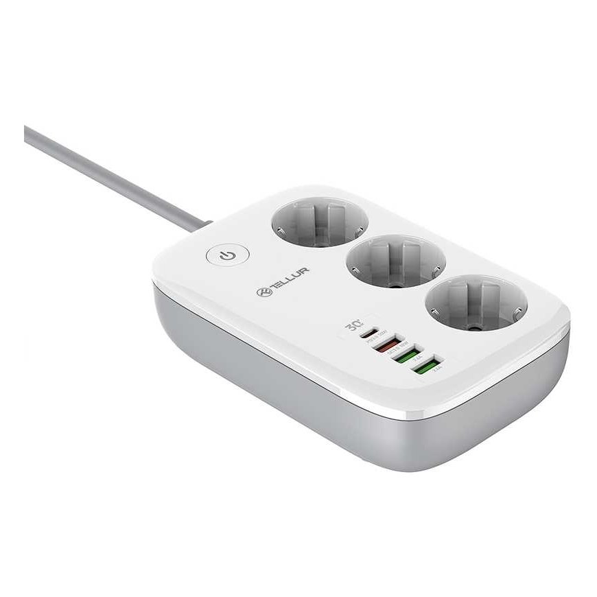 Tellur Smart WiFi Power Strip 3