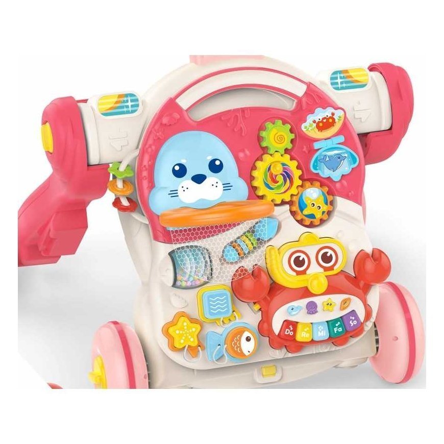 WOOPIE BABY Pchacz Chodzik Staliukas Edukacyjny Paspirtukas Jeździk 4w1 – 4