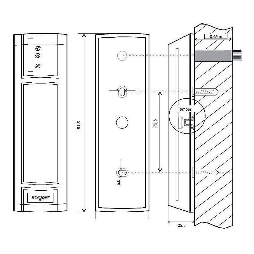 BEKONTAKTIS SKAITYTUVAS MCT12M-BK ROGER – 5