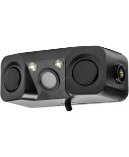 Kamera cofania su czujnikami parkowania 2w1 hd-602 led 12v amio-03541