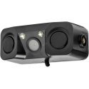 Rear view camera with parking sensors 2w1 hd-602 led 12v amio-03541