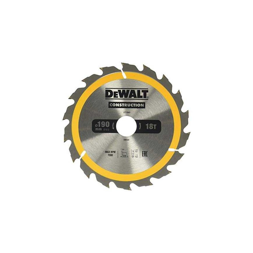 Dewalt diskinis pjūklas medienai 190x30mm, 24 dantukai (DT1944-QZ) – 5