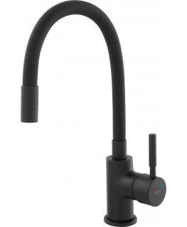 Kitchen faucet Ferro Zumba Nero standing black (BZA4BLB)