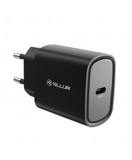 Tellur 20W USB-C PD wall charger black
