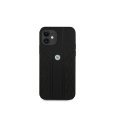 Dėklas BMW BMHCP12LRSPPK iPhone 12 Pro Max 6,7" juoda/juodas kietas dėklas, odos kreivė perforuotas Dėklas BMW BMHCP12LRSPPK iPhone 12 Pro Max 6,7" juoda/juodas kietas dėklas, odos kreivė perforuotas